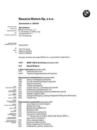 BMW Seria 1 cena 75000 przebieg: 72000, rok produkcji 2016 z Katowice małe 742